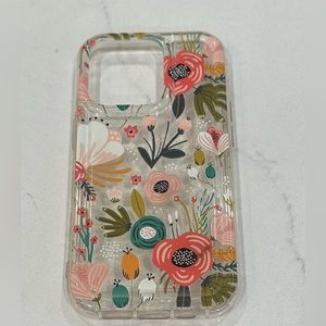 Floral Patterned Phone Case - Multicolor
